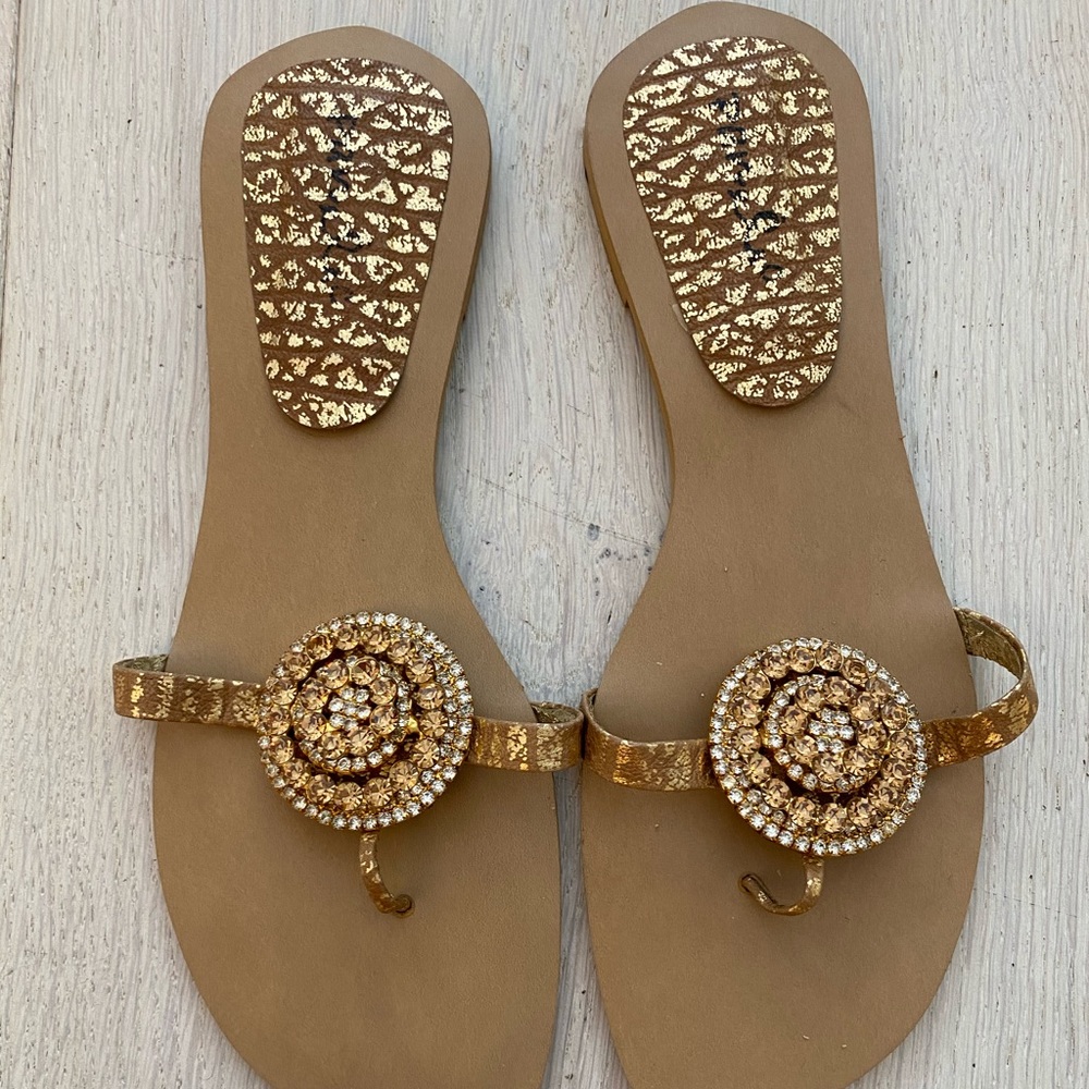 Handmade Swarovski sandals